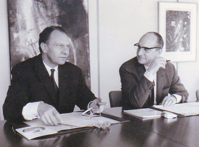 Maurits Van Saene with Marcel Duchateau (1982)